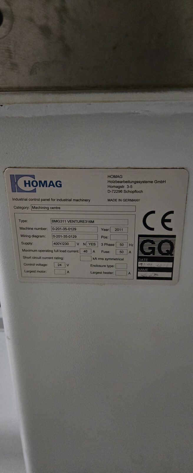 HOMAG BMG 311 M — fotografia 18